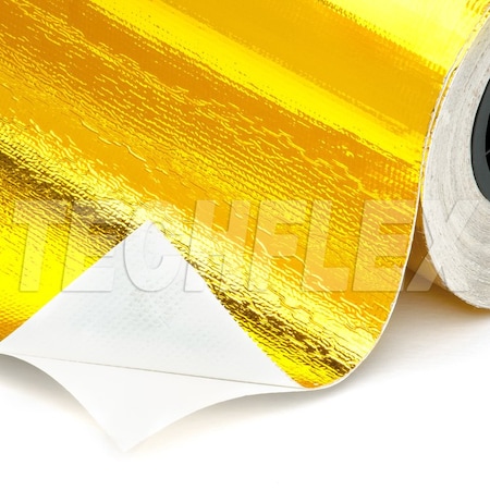 Techflex Reflective Sheet, Gold, 24" x 4 ft. GRF24.0GL
