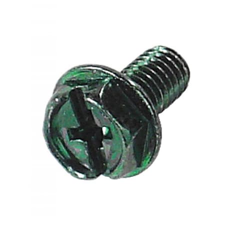 Southwire Green Grounding Screw, 3/8" 10-32 GS