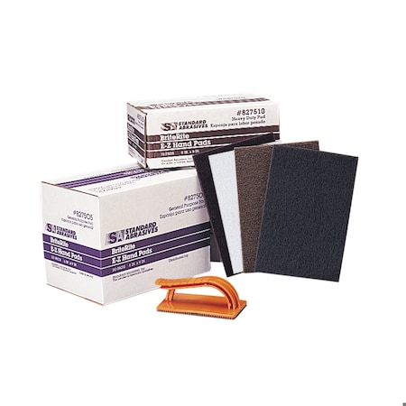Standard Abrasives Heavy Duty Hand Pad, 6X9, PK40 827510