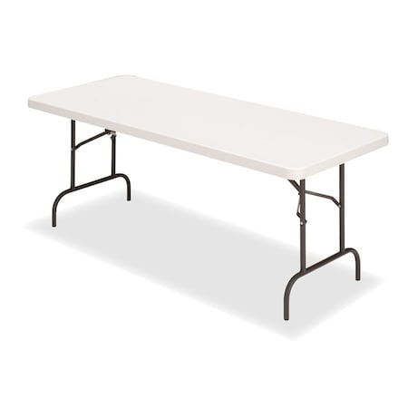 Iceberg IndestrucTable Commercial Folding Table, Platinum Granite Top, 30 in W x 96 in L x 29 in H 65533