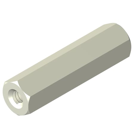 Lyn-Tron Aluminum Hex Female Standoff 3/8" OD x 10.000" Length x 12-24 Thread AA6953-1224-10.000-00