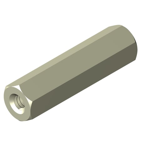 Lyn-Tron Steel Hex Female Standoff 5/8" OD x 7.250" Length x 12-24 Thread ST6956-1224-7.250-00