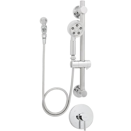 Speakman Shower System Combination, Manual, 2, Polished Chrome SM-1080-ADA-PE2