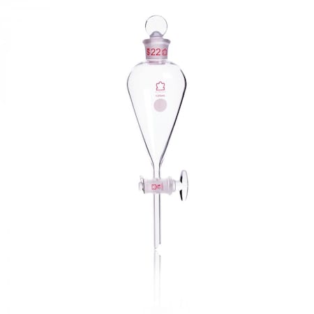 Zoro Select Funnel, 60mL, Clear, 220mm Overall L 636000-0060