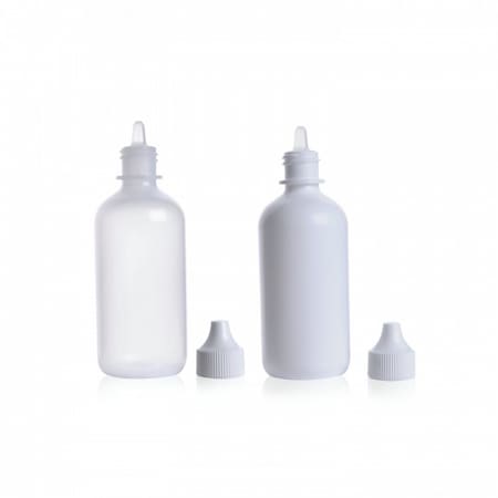 Wheaton LDPE White Dropping Bottles, w/tip/, PK6 W211626