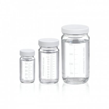 Wheaton Clear Valumetric Bottles, Phenolic, PK 24 W216980
