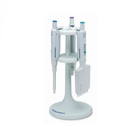 Wheaton Pipette Stand, Hold 3 Pipettes, Light Gray W851369
