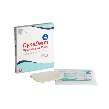 Dynarex DynaDerm Hydrocolloid Foam-4x4", PK60 3020