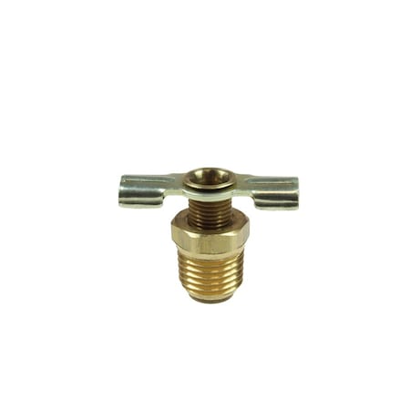 Coilhose Pneumatics MPT Drain Cock Brass Pipe Fitting 1/4" CO ID04