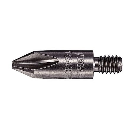 Vega Phillips 2 12-24 Threaded Bit x 1-3/16 122430P2