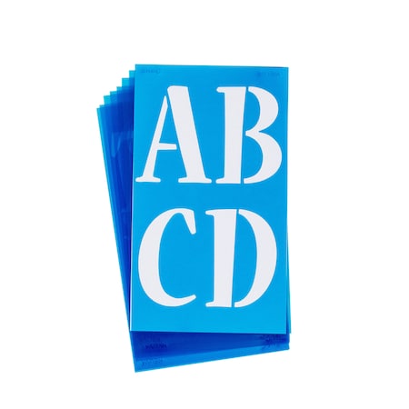 Westcott Stencils, Nueva 4" 15830