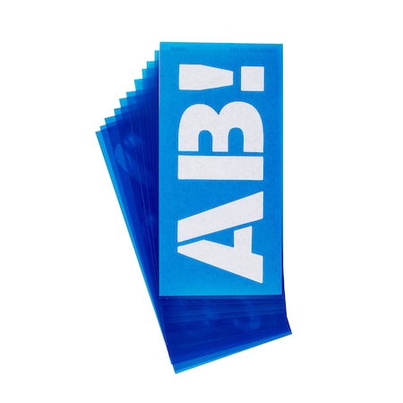 Westcott Stencils, Helvetica Bold 3" 15832