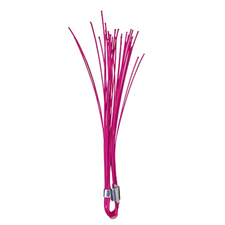 Mutual Industries Stake Whiskers, 6", Glo Pink, 500/Box 15900-175