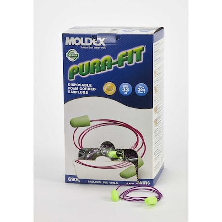 Mutual Industries Corded Ear Plugs, 31 dB 50021