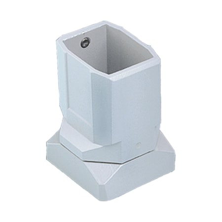 Nvent Hoffman COMPACT Series 2 Flange Coupling, fits 45x60mm, Lt Gray, Aluminum CCS2FCLG