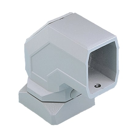 Nvent Hoffman COMPACT Series 2 Flange Elbow Coupling, fits 45x60mm, Lt Gray, Aluminu CCS2FECLG