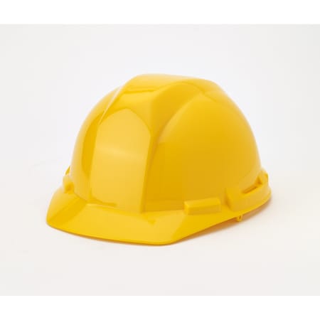 Mutual Industries Hardhat 4Pt Pin Lock Yellow(3Pk) M50100-41