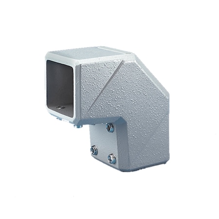 Nvent Hoffman COMPACT Series 4 Elbow, fits 80x80mm, Lt Gray, Aluminum CCS8ELLG