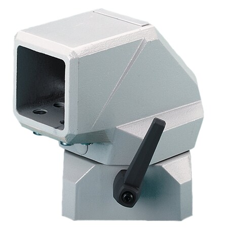 Nvent Hoffman COMPACT Series 4 Flange Elbow Coupling, fits 80x80mm, Lt Gray, Aluminu CCS8FECLG