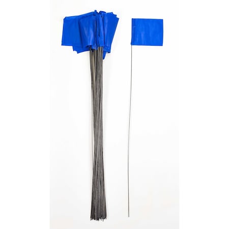 Mutual Industries Wire Marking Flag, 4X5X30