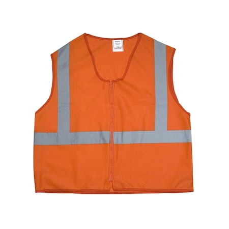 Mutual Industries Flame Retardant Vest, Orange Medium 89800-0-102