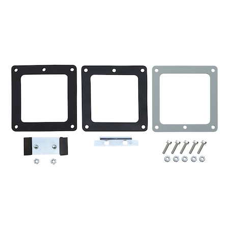 Nvent Hoffman Box Connector, 6.00x6.00, Gray, Steel F66LB