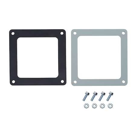 Nvent Hoffman Box Connector, 6.00x6.00, Gray, Steel F66WB