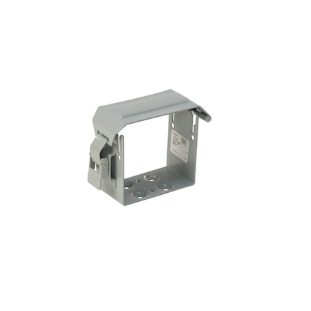Nvent Hoffman U-Connector, fits 6.00x6.00, Gray, Steel F66T3RUC