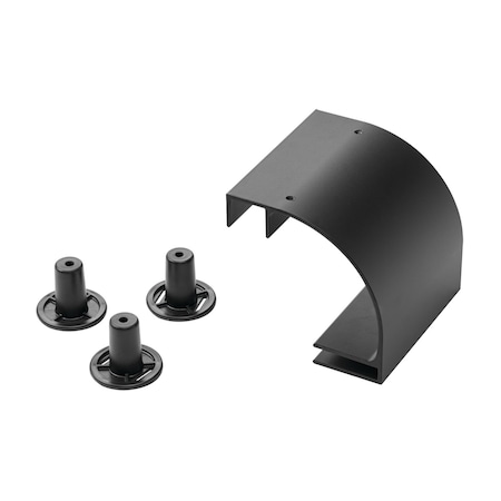Nvent Hoffman Radius Drop Kit, Fits 6.00, Black, Alumi LRD6BLK