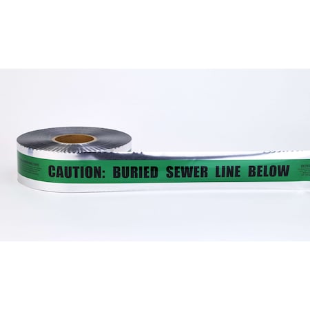 Polyethylene Underground Sewer Line Dete 3 inch Height 9 in Width Poly