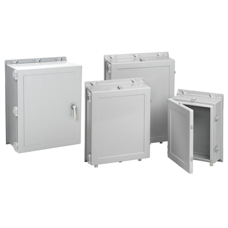 Nvent Hoffman Hinge-Cover with 3-Point Latch or Quick A30H2412GQRLP3PT