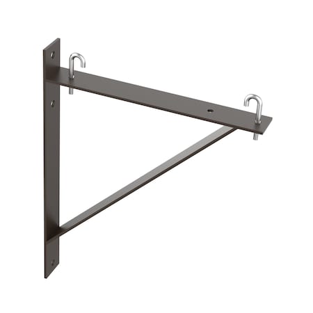 Nvent Hoffman Triangle Support Bracket Kit, Fits 12.00 LTSB12BLK