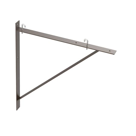 Nvent Hoffman Triangle Support Bracket Kit, Black, Ste LTSB151824BLK