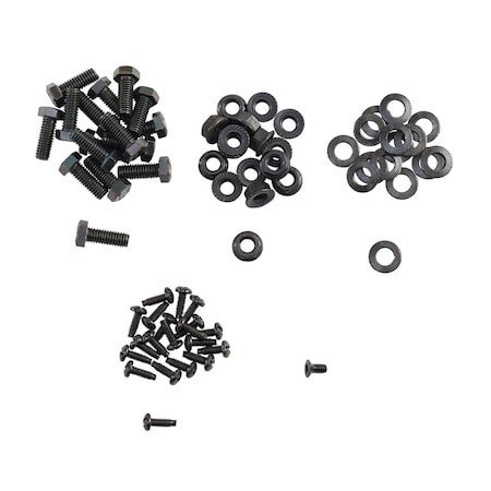Nvent Hoffman MaxRack Hardware Kit, Black, Mild Steel MAXKIT