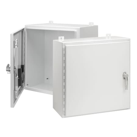 Nvent Hoffman Painted White with 3-Point Latch, Type 4 A24H2408SSLP3PTW