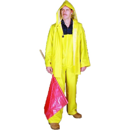 Mutual Industries Pvc/Polyester 3 Piece Rainsuit, 0.35 Mm, 3X-Large (2Pk) M14505-0-6