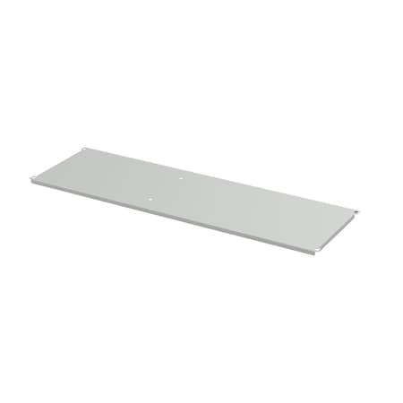 Nvent Hoffman PROLINE G2 Disconnect Solid Tops, fits 1200x400mm, Lt Gray, Steel P2TD124
