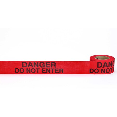 Mutual Industries Repulpable Tape Cotton Red, 3" W x 45 yd. L 17771-39-3000