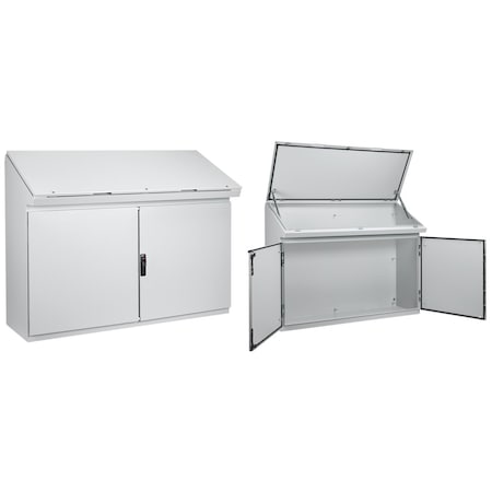 Nvent Hoffman Proline Gold Series Double-Bay Desk Cons PGLD12165DC