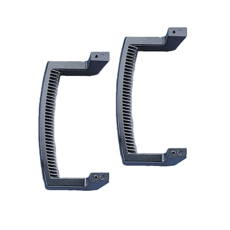 Nvent Hoffman Handles, 9.75 high, Lt Gray, Aluminum PUHK