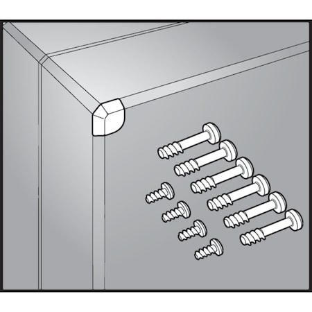 Nvent Hoffman Qline D Hardware Kit, Fits Qline D QDHK