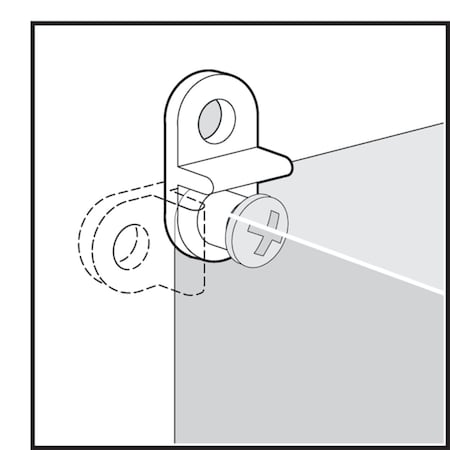 Nvent Hoffman Mounting Bracket Kit, Fits Qline E QEMFK