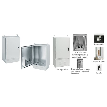 Nvent Hoffman Fttx Fiber Optic Cabinet Package, Type 4 T503020FTTXDA