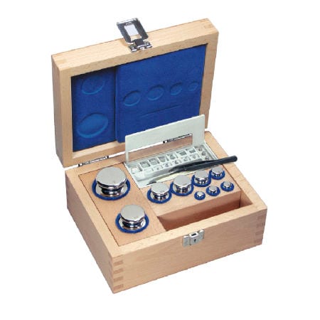 Kern E1 1 g - 200 g Set of weights in wooden 304-04