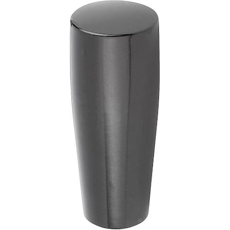 KIPP Taper Grip, Fixed, Size: 2 D= M08, D1= 23, Form: C, Thermoset High-Polish Finish Black K0172.1081