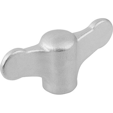 Kipp Wing Grip D=8-32 A=38 H=18 Stainless Steel 1.4308 Blasted K0273.9AE1