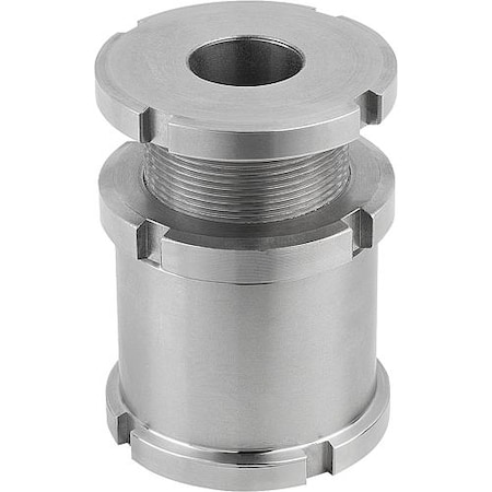 Kipp Leveling Set With Locknut, Standard, D=33 Stainless Steel, D2= 70 K0693.029301