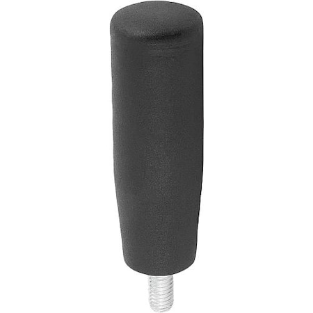 Kipp Cylinder Grip Revolving, D=M06 Thermoplastic, Comp: Steel, With Hex Socket K0740.06230620