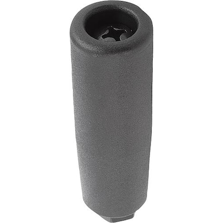Kipp Cylinder Grip Fold-Down D=M06, Form: A Thermoplastic, Comp: Steel K0775.06200490