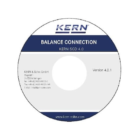 KERN Software Balance Connection 4 For Kern B SCD-4.0